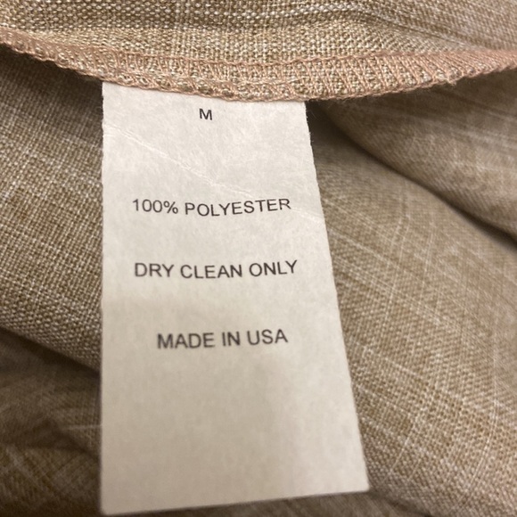 LeRumi Ryan Off-The-Shoulder Zipper Front Split Size Medium Midi Dress. - Picture 9 of 9